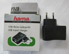 HAMA USB Reise Ladegerät travel charger Ladestecker Reiseladegerät in OVP