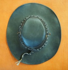 Westernhut, Made in USA, Comancheros, Lederhut, Gr. S,schwarz Outdoor,Country   