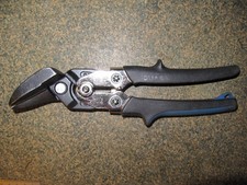 BESSEY Ideal-Schere 260mm Blechschere - Schwarz/Blau, Rechtsschneidend (D27A)