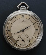 Vintage Omega Taschenuhr, Funktioniert