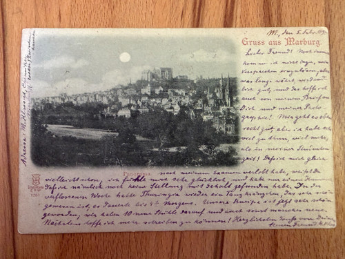 Marburg 1898 - ak,