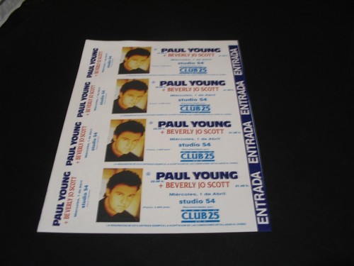 Paul young tickets promoter - young,