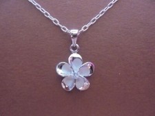 ❣Silber Blumen Frangipani