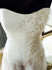 Brautkleid creme größe 36 - brautkleid, 34-36