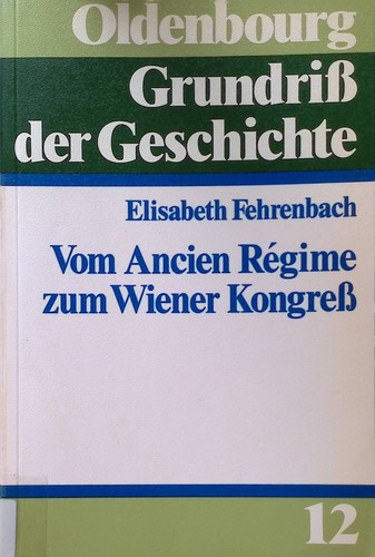 Vom ancien régime zum - ancien,