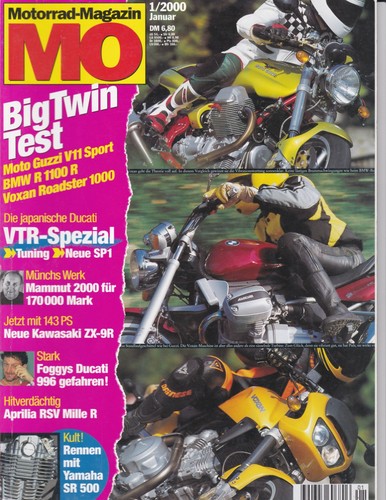 Motorrad magazin januar 2000 - magazin,