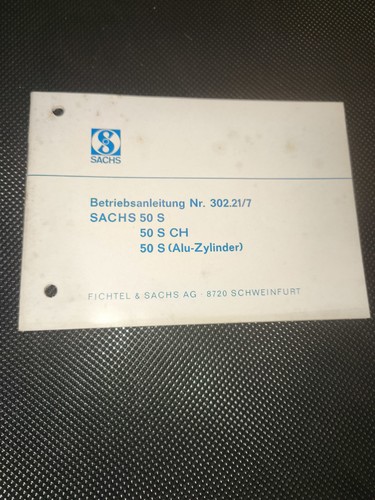 Sachs betriebsanleitung - sachs,