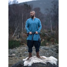 Wikinger Hose Rushose Schwarz "Kjell"; Mittelalter Hose; Rushose