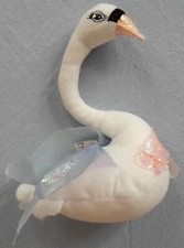 Schwan figur stofftier - schwan,