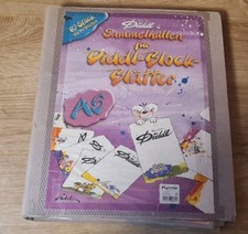 Diddl Sammelalbum mit Diddlblättern und einer kleinen Figur