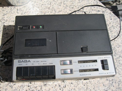 Saba 831 kassettenrecorder - cr,