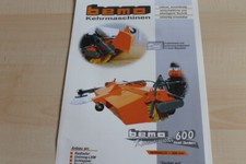 140450) Bema Kehrmaschinen Kehrwalze 600 Prospekt 04/2010