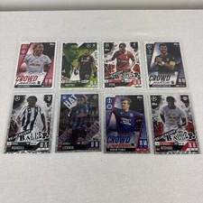 8 x Topps Match Attax Simons Lookman Martinez Mbangula Nyoni Trading Card Game