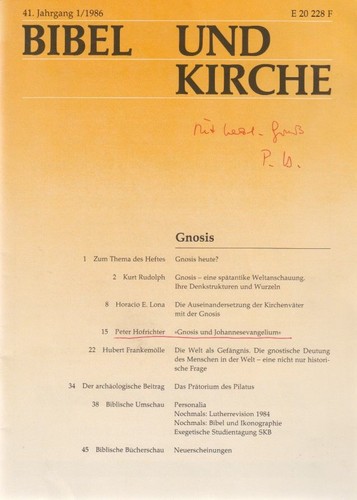 Bibel und kirche jg - bibel, kirche,