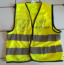 Sicherheitsweste Kinderwarnweste Warnweste Kinder Paw Patrol 4-10J Auto Fahrrad