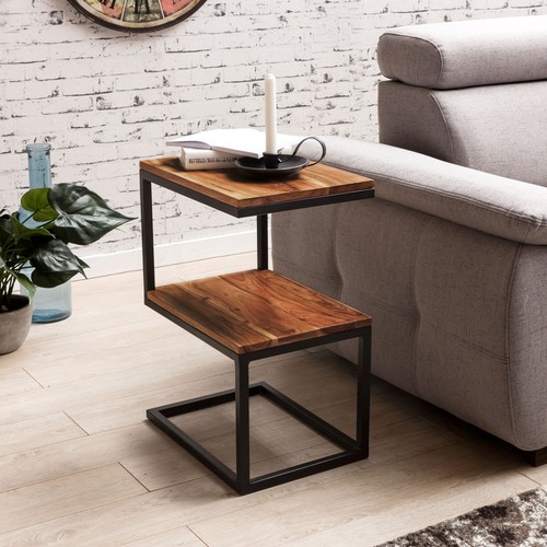 Finebuy beistelltisch form - beistelltisch,