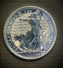 Silbermünze Queen Elizabeth
