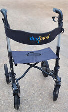 Dunimed geländegängiger outdoor Rollator mit Luftbereifung und Rückenlehne