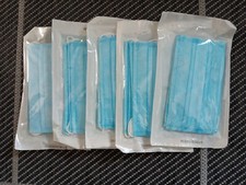 Mundschutz,Maske,Medizinsche Maske,OP-Maske,blau,Erwachsene