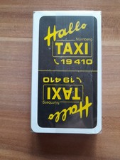 TAXI Werbung, Schafkopf Spielkarten, OVP