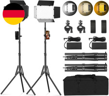 Soonpho 2-Pack LED Videolicht