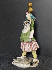 Keramikfigur Clown Original Severino Morlin Bassano