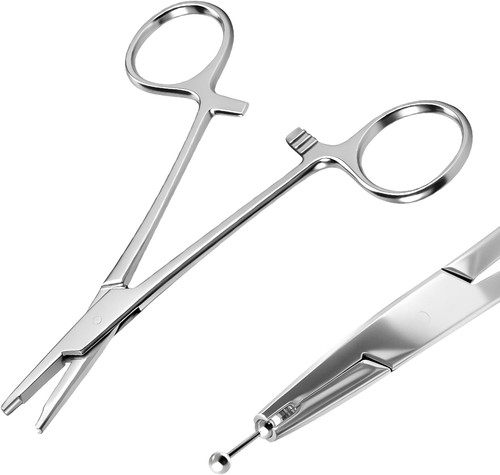 Edelstahl piercing zange - edelstahl,