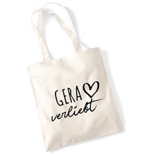 Jutebeutel Gera verliebt Geschenkidee Gera Geschenk Präsent Mitbringsel Souvenir