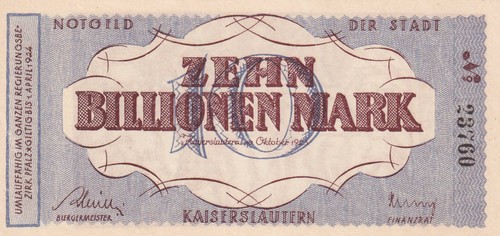 Kaiserslautern stadt 10 - -,