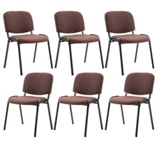 6x Besucherstuhl KEN Stapelbar Stapelstuhl Konferenzstuhl Konferenzstühle NEU