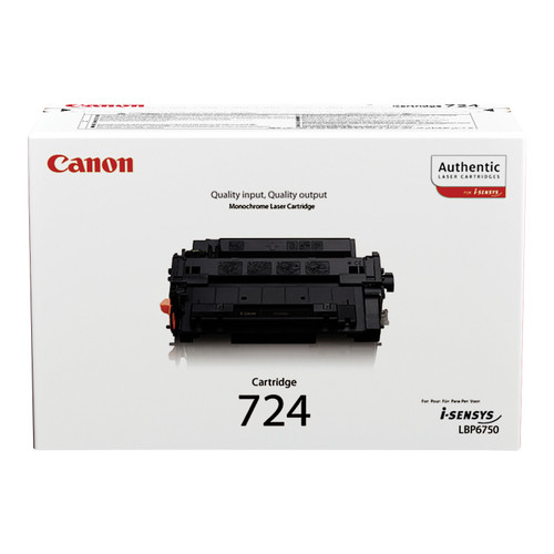 Canon 724 toner schwarz bis - 724,