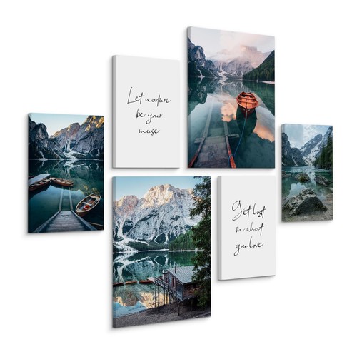 Leinwand bilder set - leinwand,