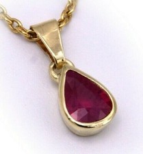 Damen Anhänger echt Rubin