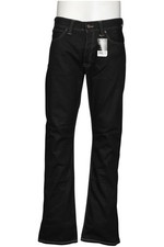 EVISU Jeans Herren Hose Denim Jeanshose Gr. W36 Baumwolle Schwarz #wrdt4kj