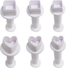 3 Herz und 3 quadratische