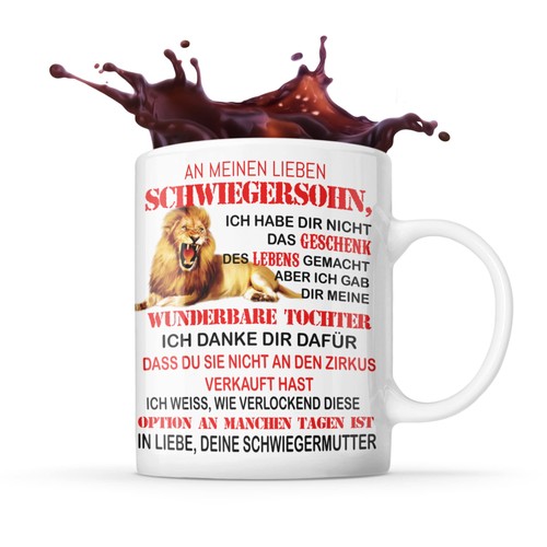 Meinen schwiegersohn tasse - an,
