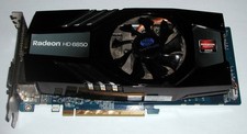PCIe Grafikkarte Sapphire AMD Radeon HD 6850, 1 GB GDDR5, DVI HDMI DP, gebraucht