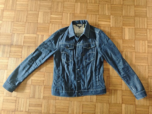 Star raw jeansjacke größe - g,