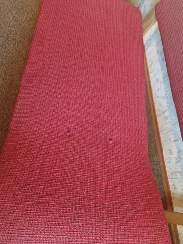 Sitzer sofa rot armlos - 2-sitzer,