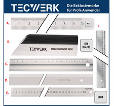 TECWERK Stahlmaßstab