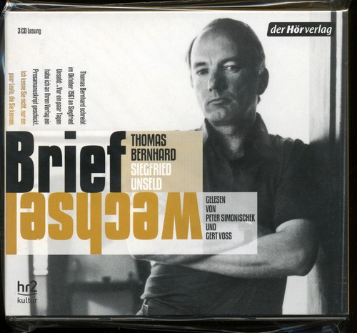 Thomas bernhard briefwechsel - thomas, bernhard★briefwechsel