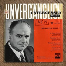 Single Vinyl: Benjamino Gigli