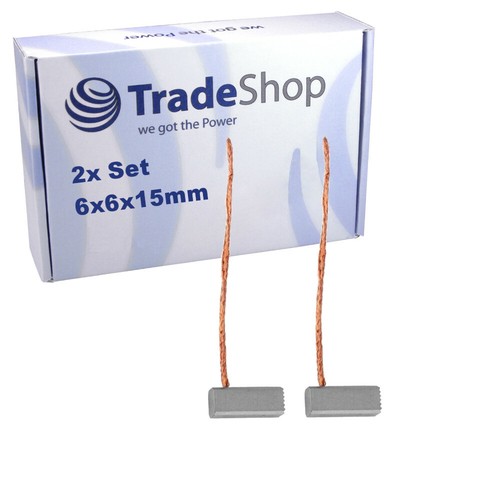 Motorkohlen kohlebürsten - 2x,