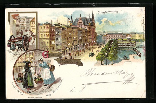 Lithographie hamburg neustadt - lithographie, hamburg-neustadt