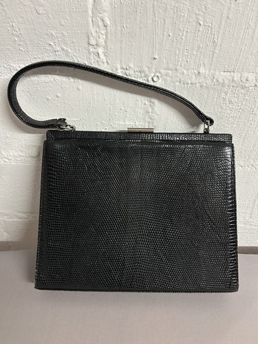 Schwarze lederhandtasche - schwarze,