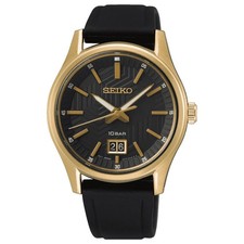 Seiko  Schwarz Herren