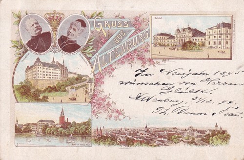 Altenburg gruss aus - ak, altenburg,