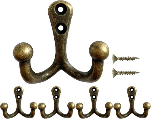 Kleiderhaken vintage bronze - bronze, 5