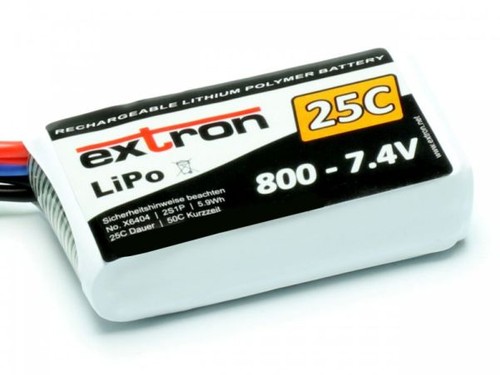 Lipo akku extron 800 - extron, 7,4v
