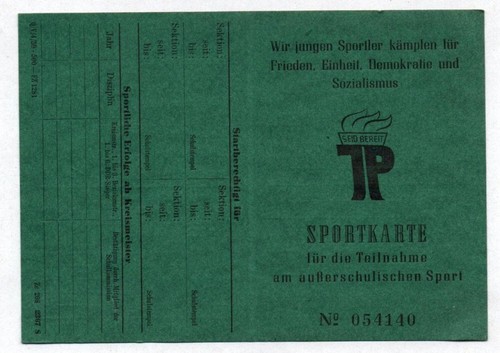 Junge pioniere sportkarte - junge,
